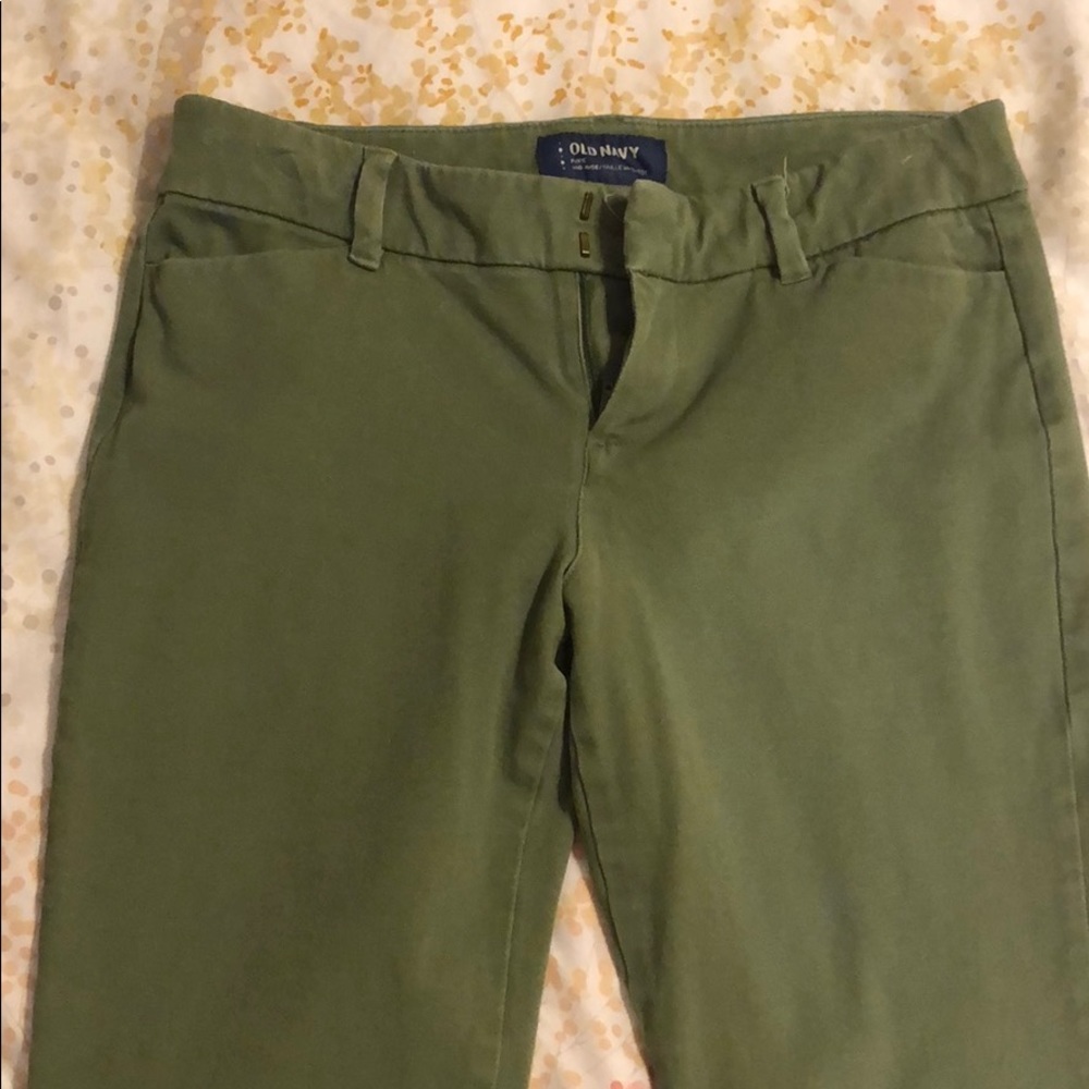 Old Navy Army Green Pixie Pants